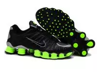 nike shox tlx homme 2019U running chaussures loisir mode discount noir vert